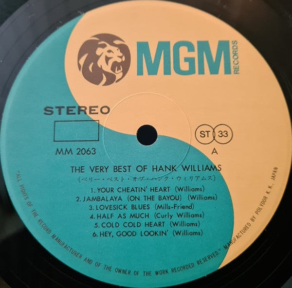 The Very Best Of Hank Williams