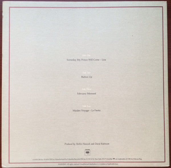 An Evening With Herbie Hancock & Chick Corea In Concert 1978