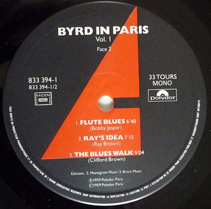 Byrd In Paris Volume I