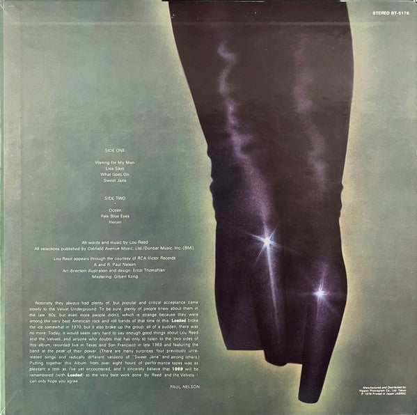 Release: 1969 Velvet Underground Live With Lou Reed-Vinyl-Japan-1978-BT-5176-3290879