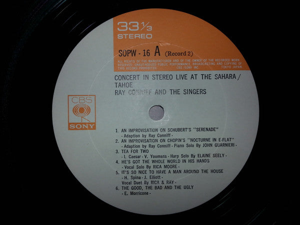 Concert In Stereo (Live At The Sahara/Tahoe)