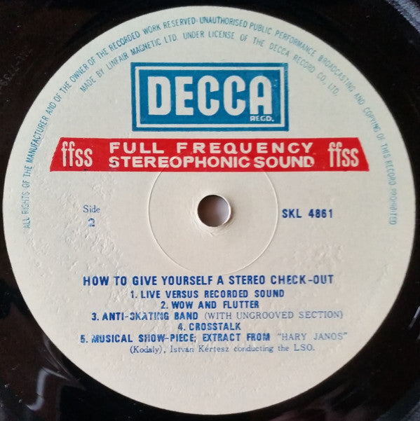 How To Give Yourself A Stereo Check-Out