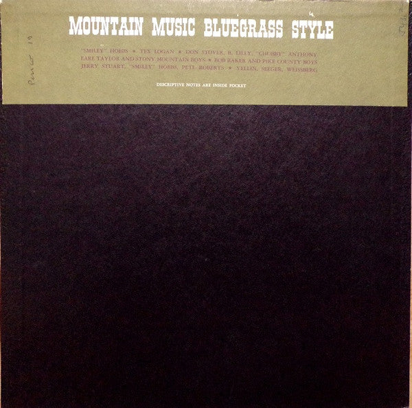 Master Release: Mountain Music Bluegrass Style by Various