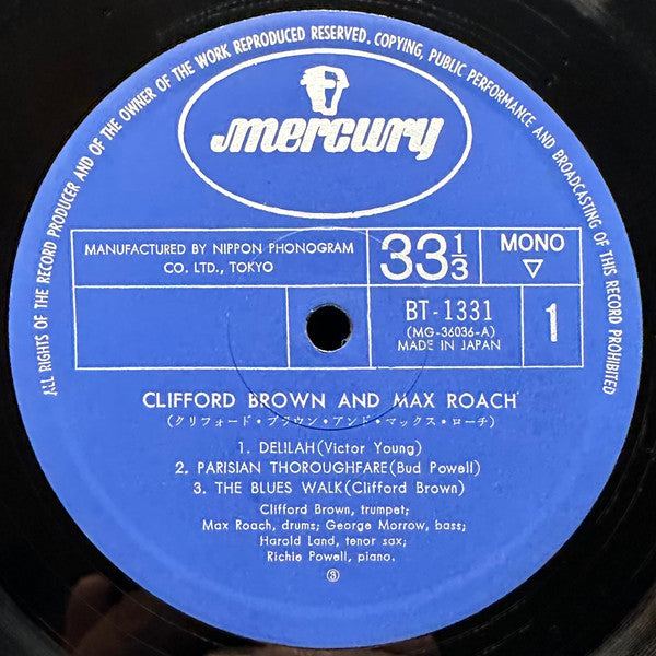 Clifford Brown And Max Roach