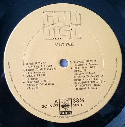 Patti Page