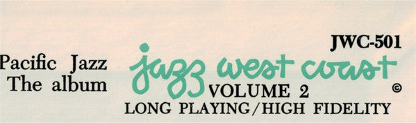 Jazz West Coast, Volume 2