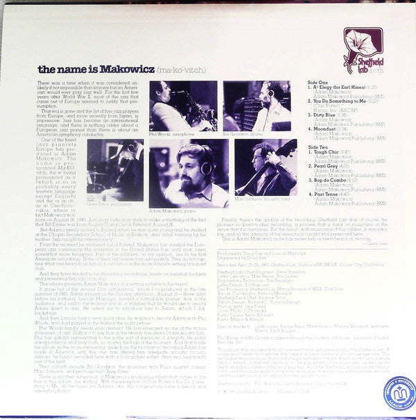 The Name Is Makowicz (Ma-kó-vitch)