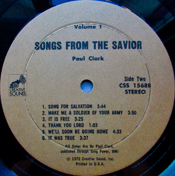 Songs From The Savior Volume One