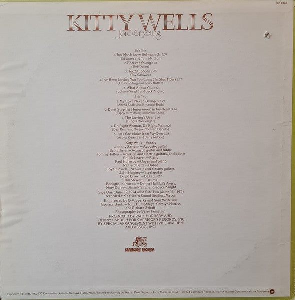 Release: Forever Young-Vinyl-US-1974-CP 0146-3899250