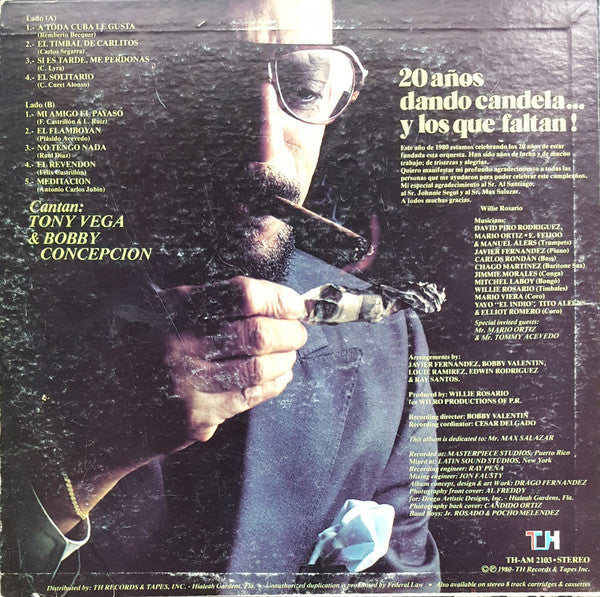 Release: El De A 20 De Willie-Vinyl-US-1980-TH-AM/2103, TH-AM 2103-4738112