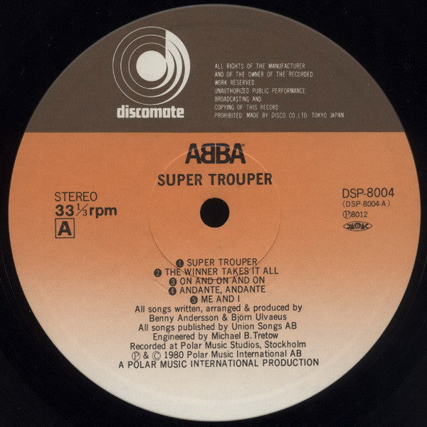 Super Trouper = スーパー・トゥルーパー