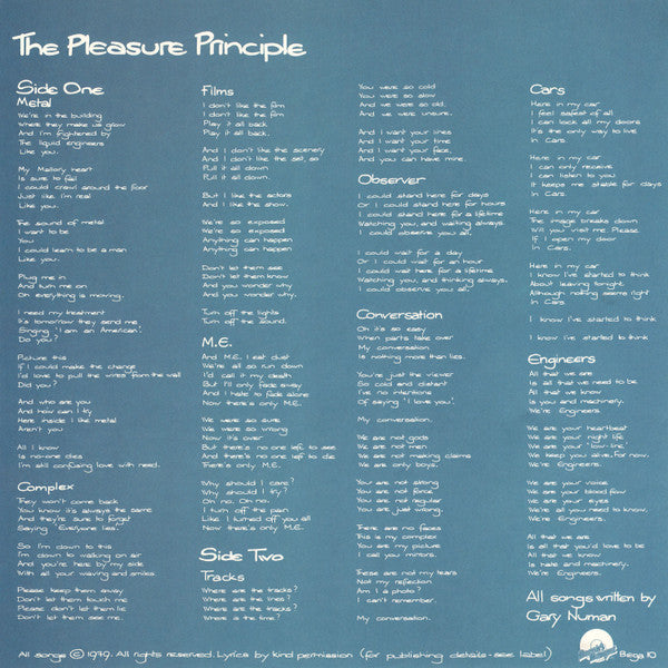 The Pleasure Principle = エレクトリック・ショック!