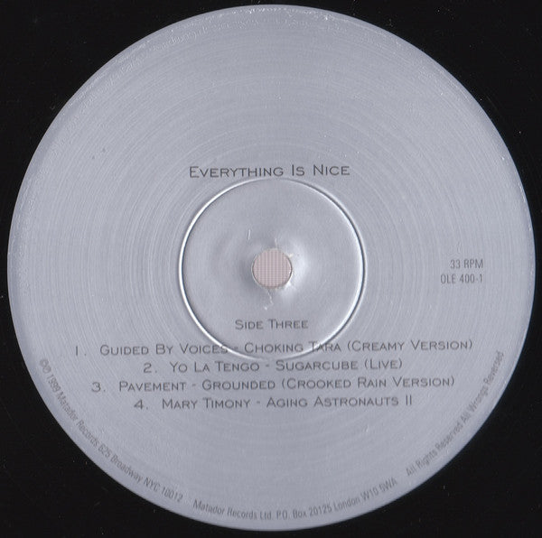 Everything Is Nice - The Matador Records 10th Anniversary Anthology