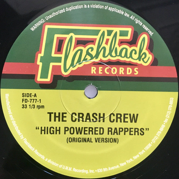 Master Release: High Power Rap by The Crash Crew