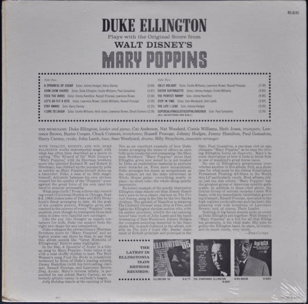 Master Release: Plays With The Original Motion Picture Score Mary Poppins by Duke Ellington