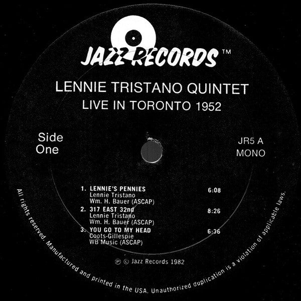 Live In Toronto 1952