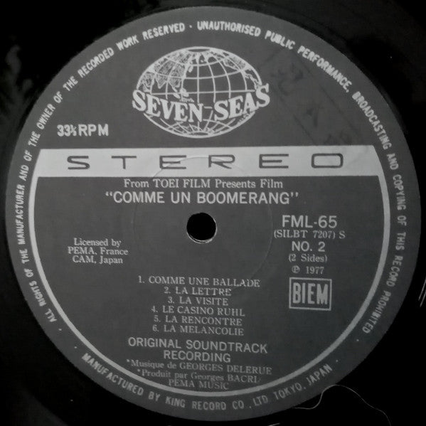 Comme Un Boomerang (Original Soundtrack)