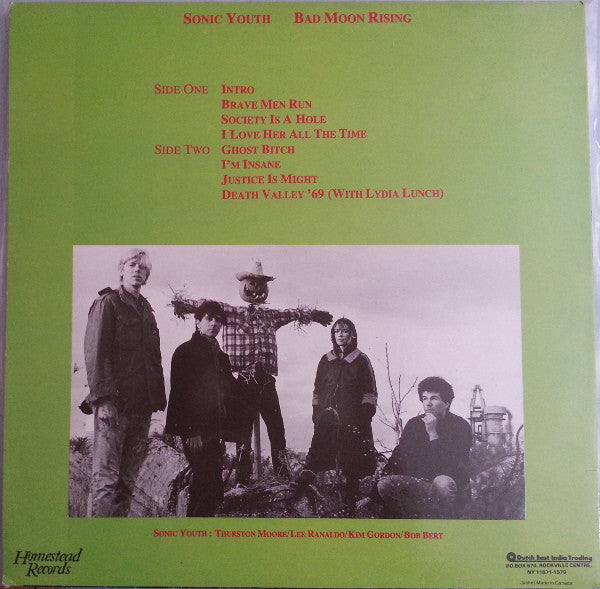 Master Release: Bad Moon Rising by Sonic Youth