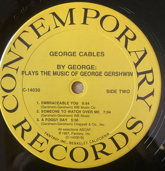 By George: George Cables Plays The Music Of George Gershwin