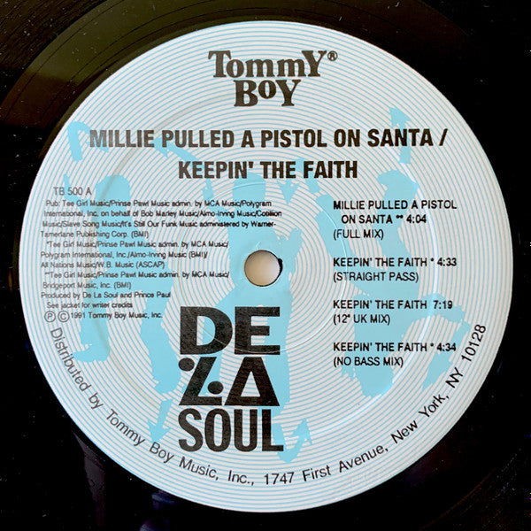 Release: Millie Pulled A Pistol On Santa / Keepin' The Faith-Vinyl-US-2002-TB 500 A-6099862