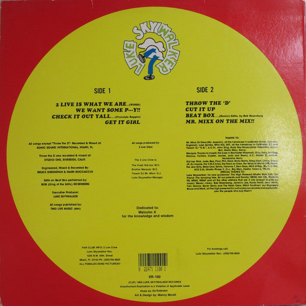 Master Release: 2 Live Is What We Are by The 2 Live Crew