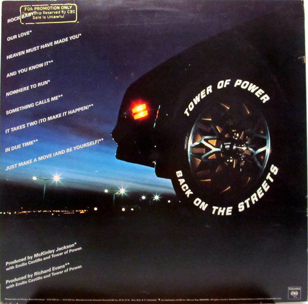 Master Release: Back On The Streets by Tower Of Power