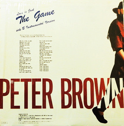 Release: (Love Is Just) The Game-Vinyl-Japan-1985-12AP 2974-5001879