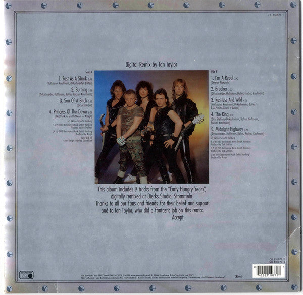 Master Release: Hungry Years by Accept