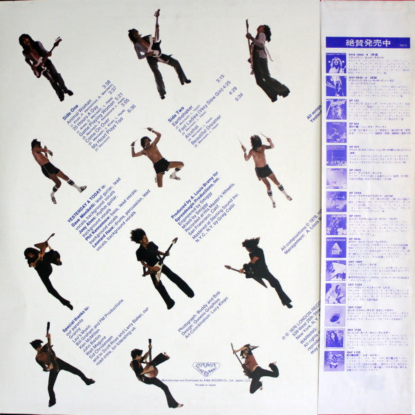 Release: Yesterday And Today-Vinyl-Japan-1977-GP 1079-9383384