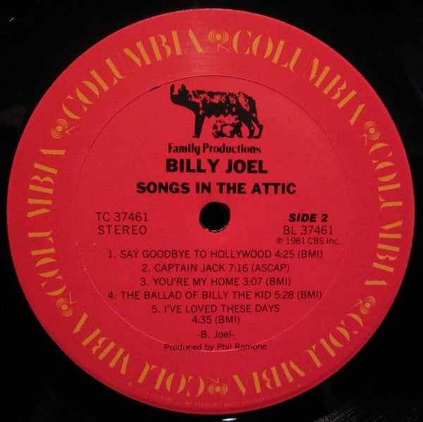 Songs In The Attic