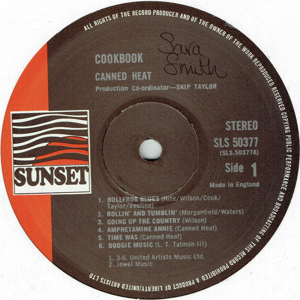 The Canned Heat Cook Book (The Best Of Canned Heat)