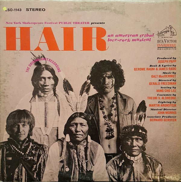 Release: New York Shakespeare Festival Public Theater Presents Hair - An American Tribal Love-Rock Musical-Vinyl-US-1967-LSO-1143, LSO 1143-8558430