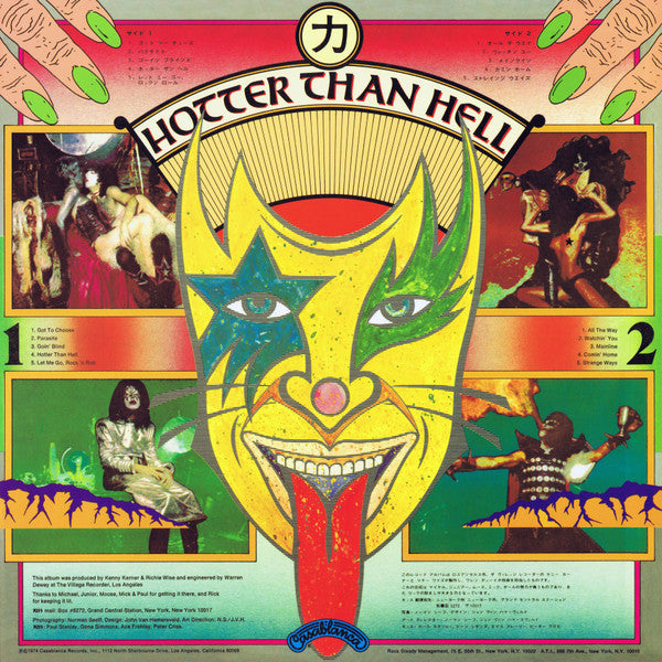 Release: Hotter Than Hell-Vinyl-US-1974-NBLP 7006-6359912