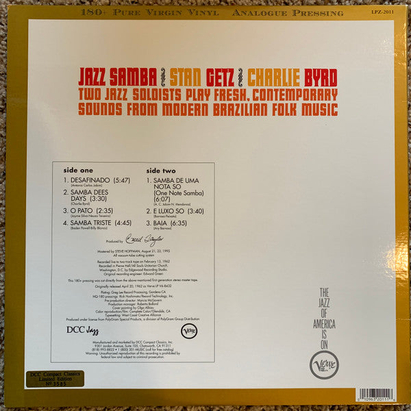 Release: Jazz Samba-Vinyl-US-1995-LPZ-2011-2511064