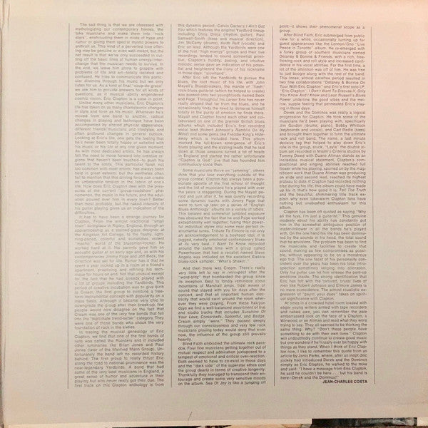 History Of Eric Clapton