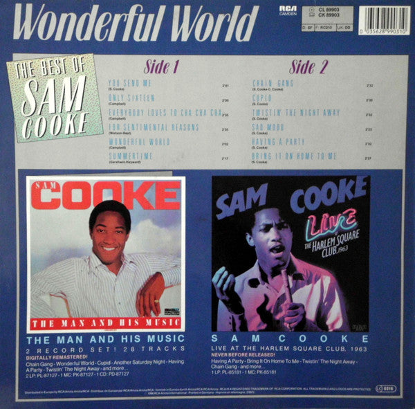 Release: The Best Of Sam Cooke-Vinyl-Europe-1986-CL 89903, CL89903-1151901
