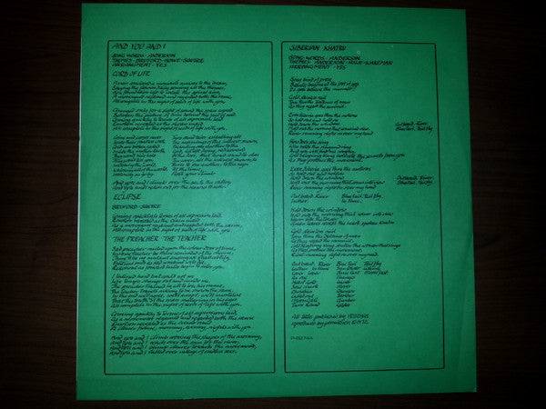 Close To The Edge = 危機