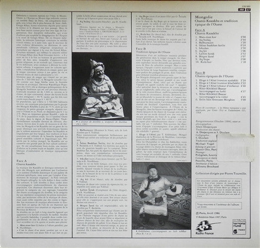 Master Release: Mongolie (Chants Kazakh Et Tradition Épique De L'Ouest) by Various