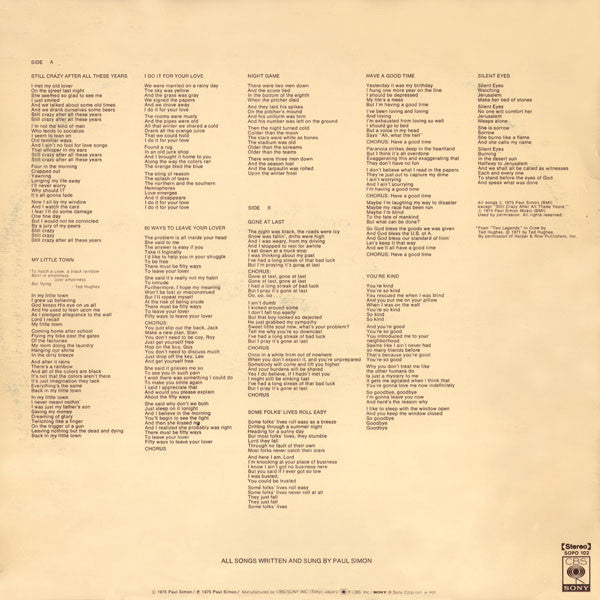 Still Crazy After All These Years