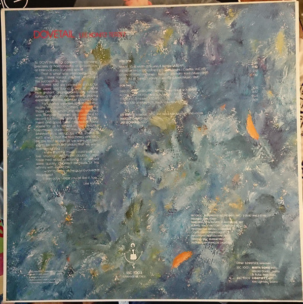 Master Release: Dovetail by Lee Konitz Terzet