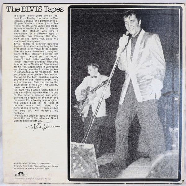 Release: The Elvis Tapes-Vinyl-Japan-1977-MPA-5101-8321098
