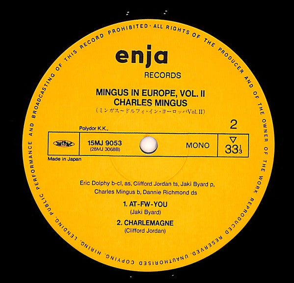 Mingus In Europe Volume II