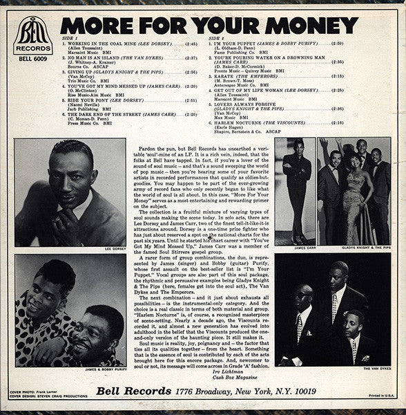Master Release: More For Your Money by Various
