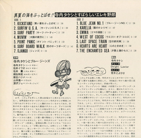 真夏の海をぶっとばせ!! 寺内タケシとすばらしいエレキ野郎