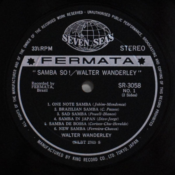 Release: Samba So!-Vinyl-Japan-1970-SR-3058-3936435