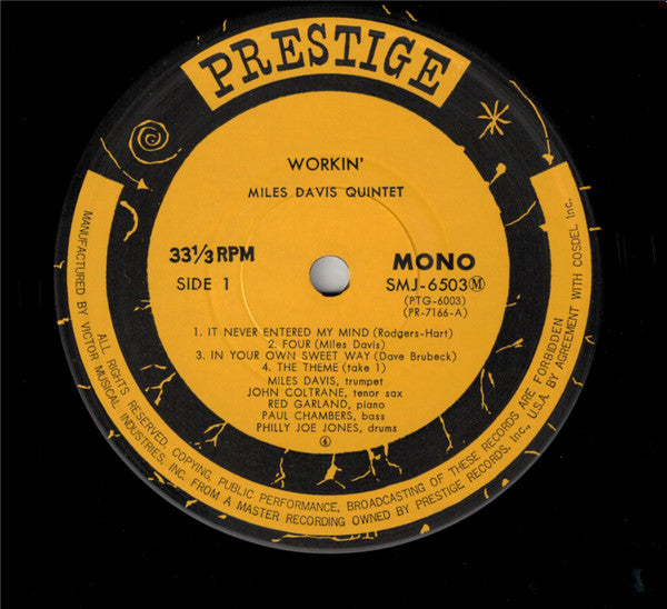 Workin' With The Miles Davis Quintet