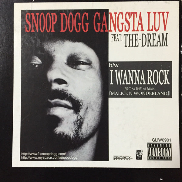 Release: Gangsta Luv-Vinyl-US-2009-GLIW0901-8116539