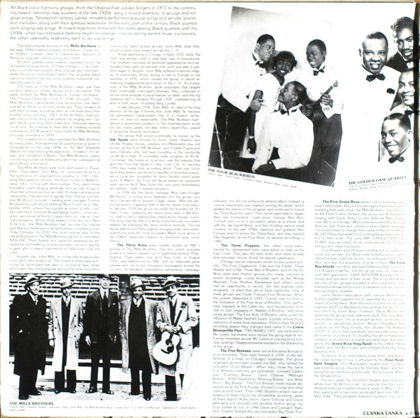 The Human Orchestra (Rhythm Quartets In The Thirties)