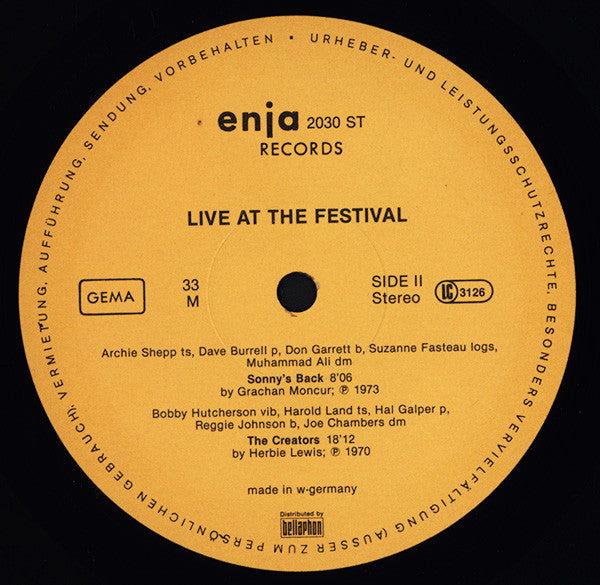 Live At The Festival