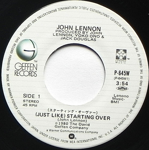 (Just Like) Starting Over